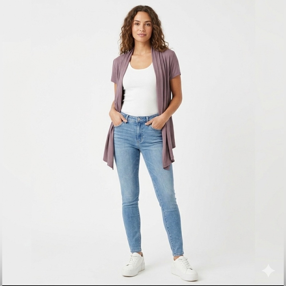 Maurices Mauve Short Sleeve Top
